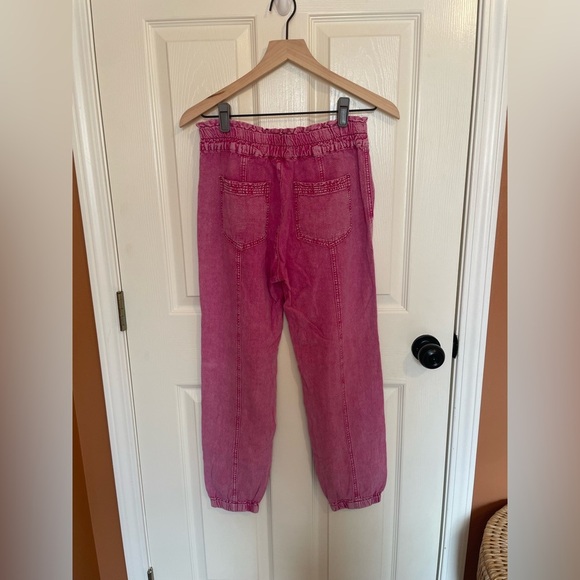 Anthropologie Rhys Linen Utility Jogger Pants - Picture 5 of 6